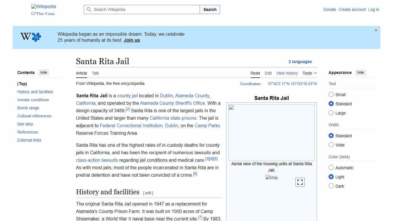 Santa Rita Jail - Wikipedia